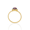 Watermelon Tourmaline Stacking Ring round image