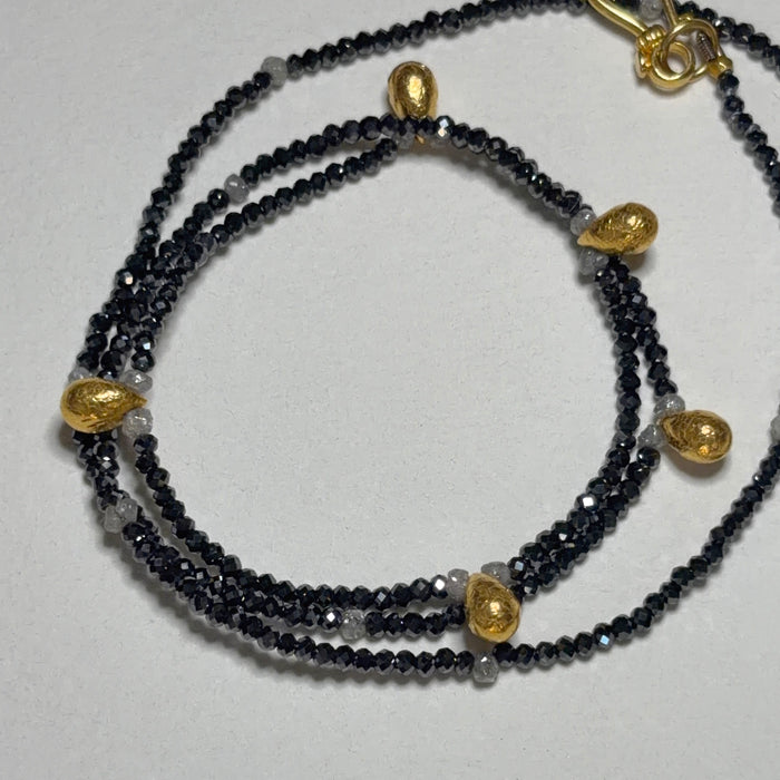 Black & White Diamond Necklace