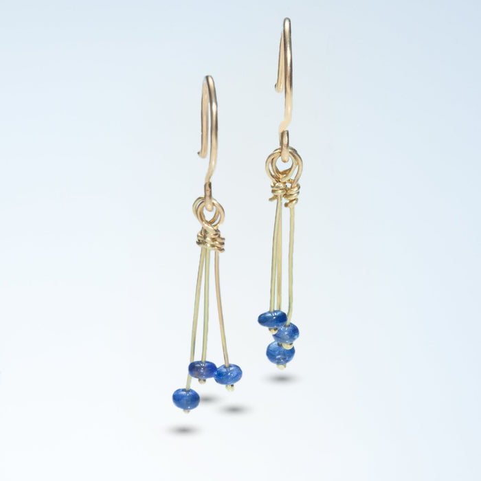 Twinkle Earrings with Ceylon Sapphires