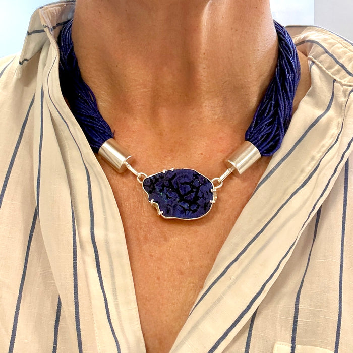 Lapis and Azurite Flow Necklace