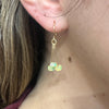 Opal Twinkle Earrings on Taylor