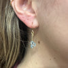 Aqua Twinkle Earrings on Taylor