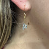 Aqua Twinkle Earrings on Taylor 2