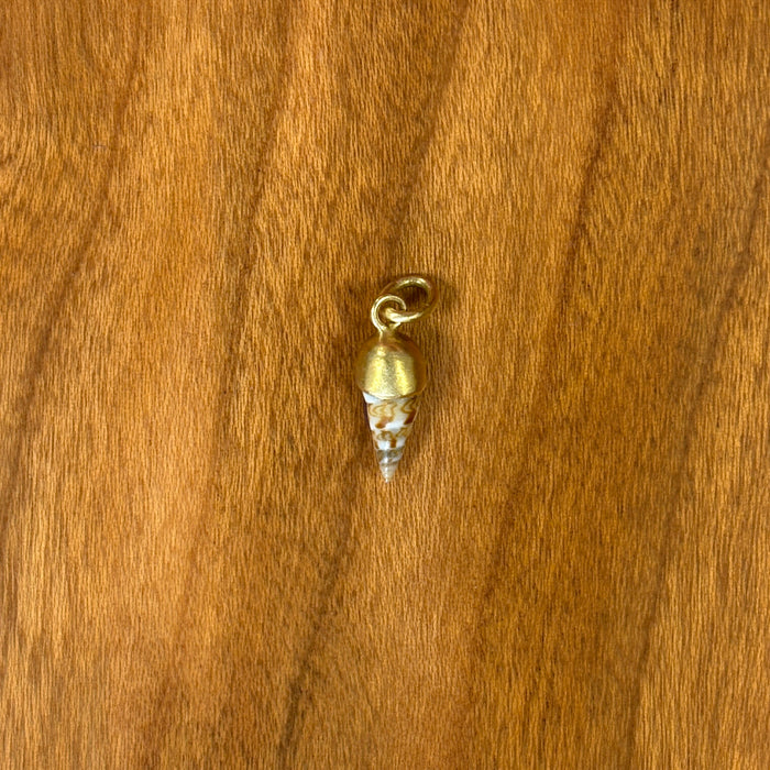 Speckled Seashell Charm