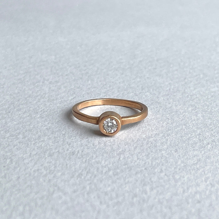 Rose Gold Ring with Spinel