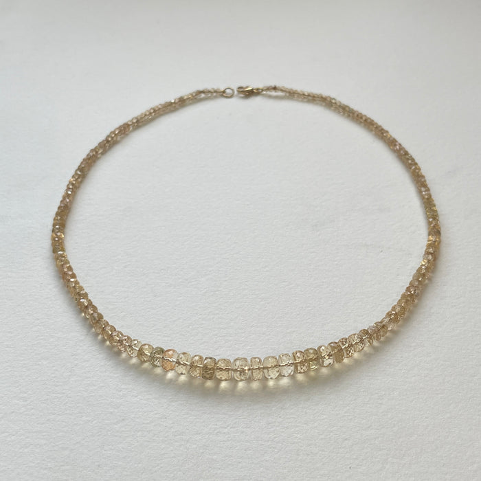 Imperial topaz top view