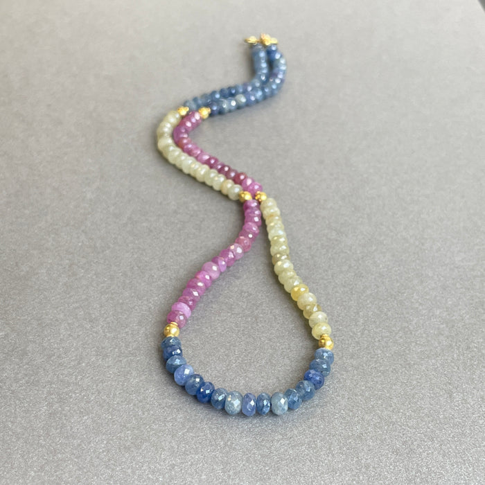 Tricolor Afghan Tourmaline Necklace