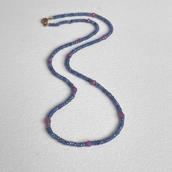 Sapphire and Ruby Necklace