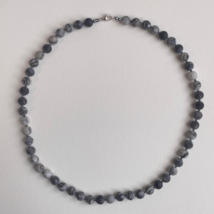 Picasso Jasper and Hematite