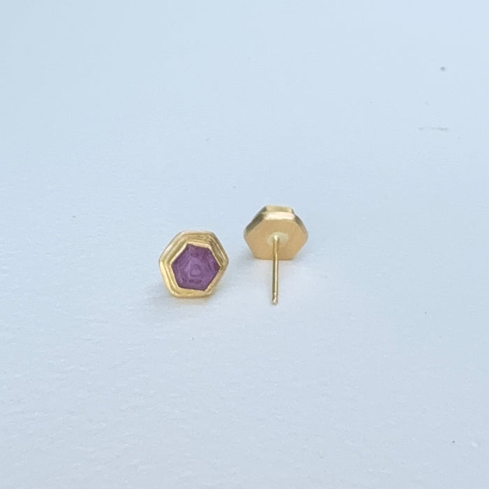 Ruby Slice Studs