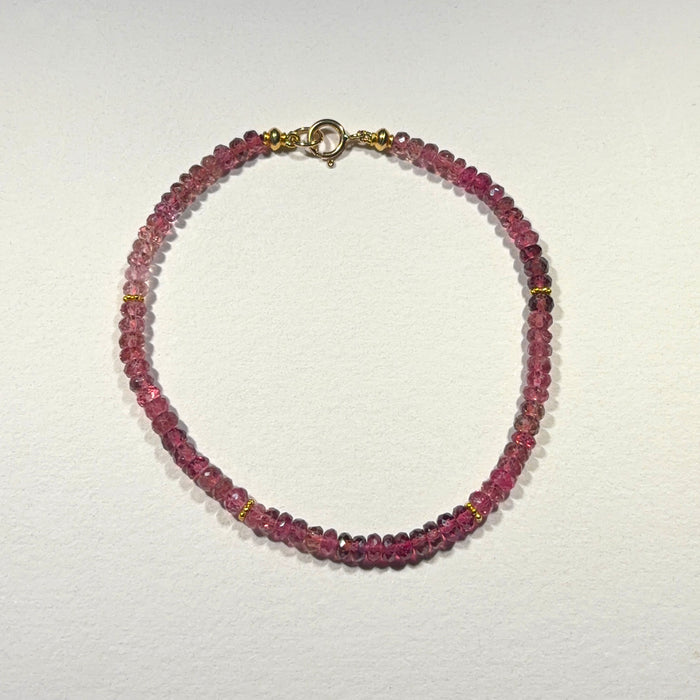Maja Bracelet with Pink Tourmaline