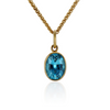 Santa Maria Africana Aquamarine Pendant with chain